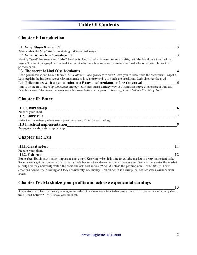 Magic Bre!   akout Forex Trading Strategy Pdf Ebook - 